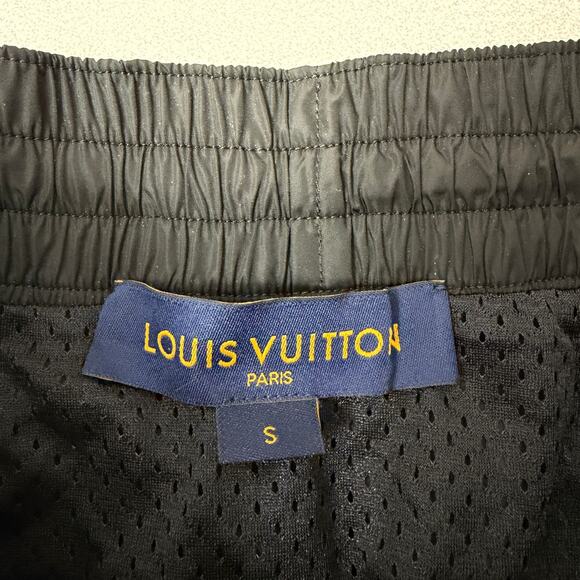 Louis Vuitton Swim Shorts Mens Small Black Trunks Designer Beach Mesh Brief - Picture 11 of 16